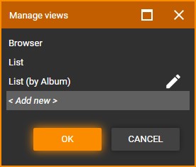 MediaMonkey Filelisting Manage Views